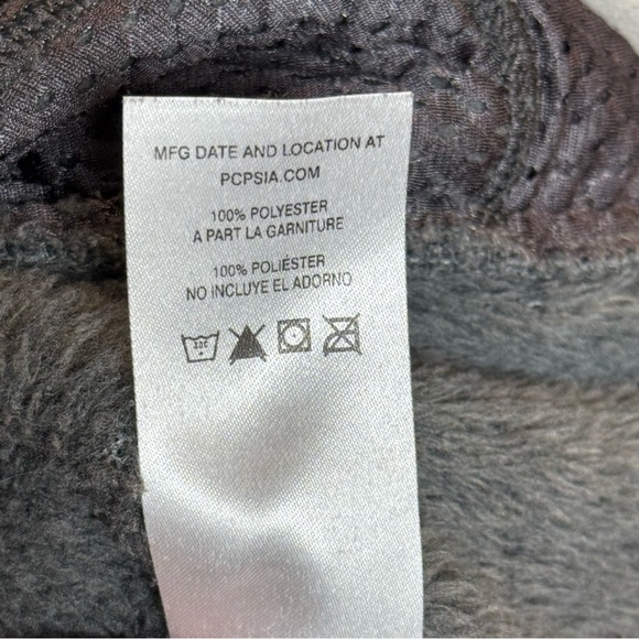 Patagonia Women’s Medium Gray Re-Tool Snap-T Pullover Polartec Mock Neck Fleece - Picture 5 of 7